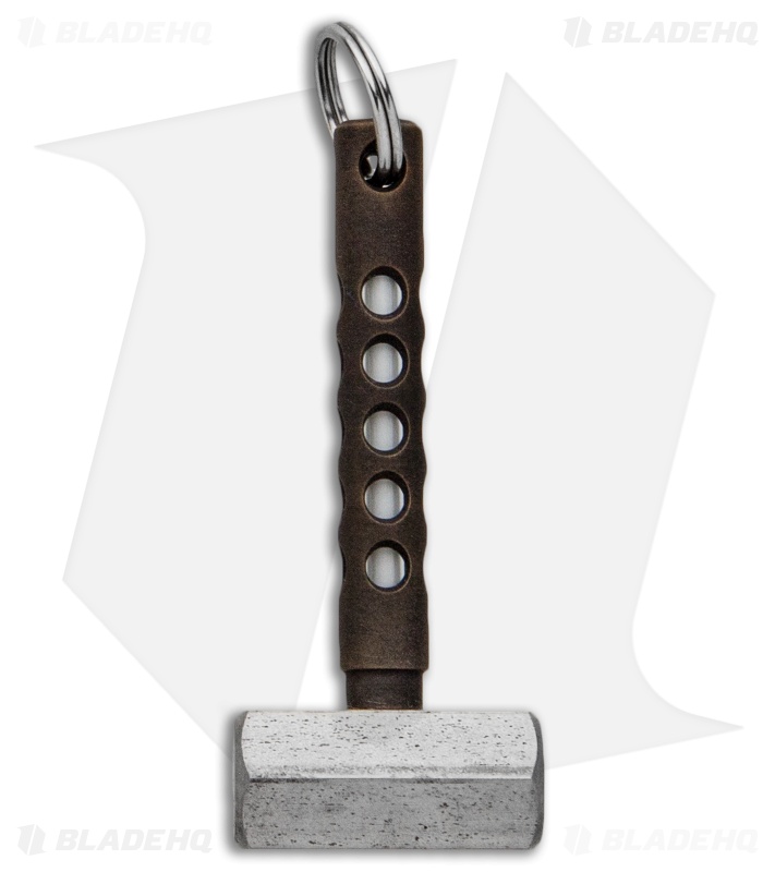 Spalinger Hammer Brass Tritium Lantern Bead (Dark Patina)