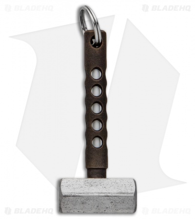 Spalinger Hammer Brass Tritium Lantern Bead (Dark Patina)