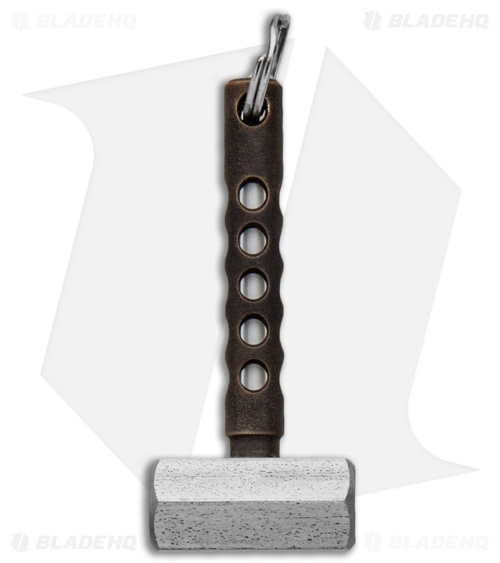 Spalinger Hammer Brass Tritium Lantern Bead (Dark Patina)