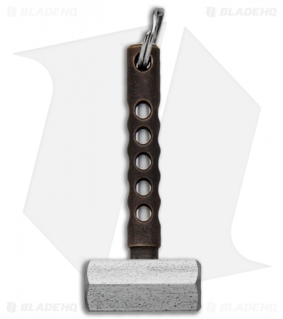 Spalinger Hammer Brass Tritium Lantern Bead (Dark Patina)