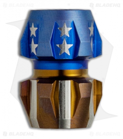 Ti2 Design Rogue Titanium Lanyard Bead - America Edition