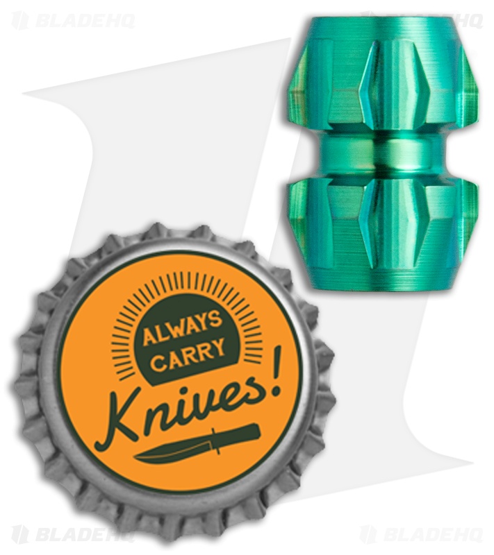 Ti2 Design Rogue Titanium Lanyard Bead - Green