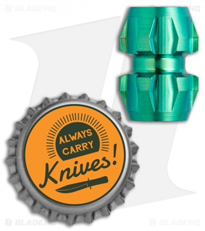 Ti2 Design Rogue Titanium Lanyard Bead - Green