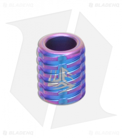 WE Knife Co. Titanium Lanyard Bead (Blue/Purple) A-02B