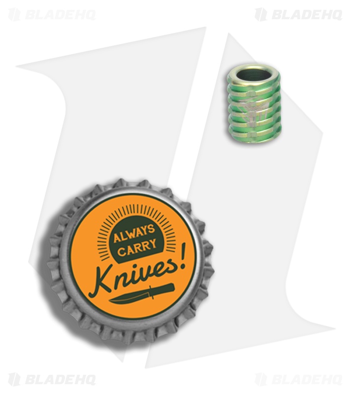 WE Knife Co. Titanium Lanyard Bead (Green) A-02A