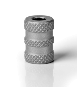 JigPro Lanyard Bead Wide Groove Knurled Cinch Sleeve (Bead Blast)