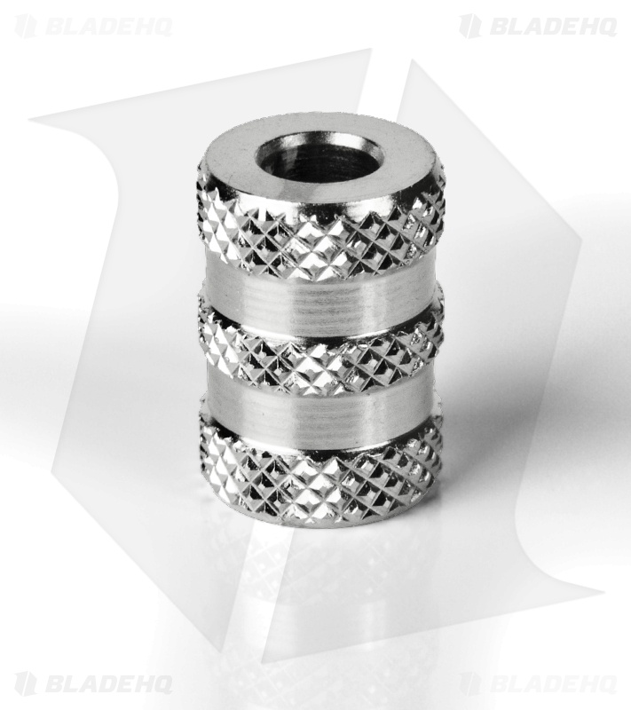 JigPro Lanyard Bead Wide Grooved Knurled Cinch Sleeve (Polished)