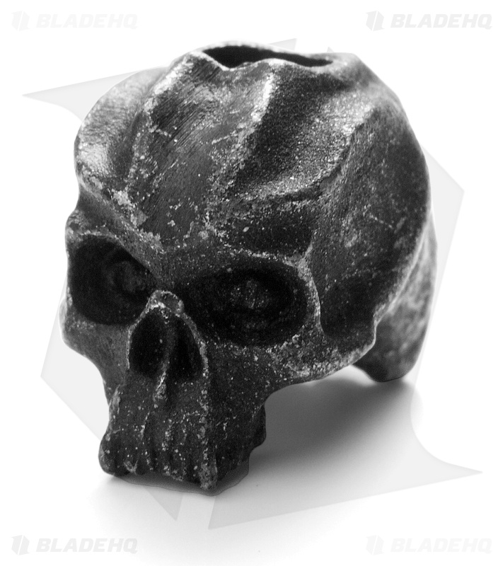 Schmuckatelli Cyber Skull Lanyard Bead (Black)
