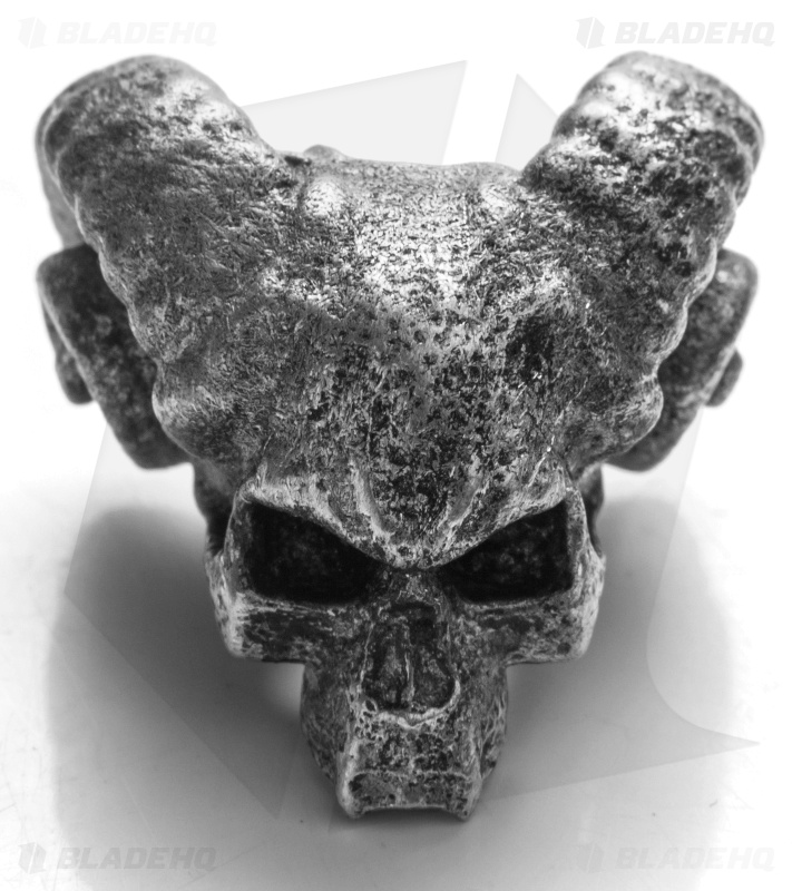 Magallona Demon Skull Lanyard Bead (Pewter) 