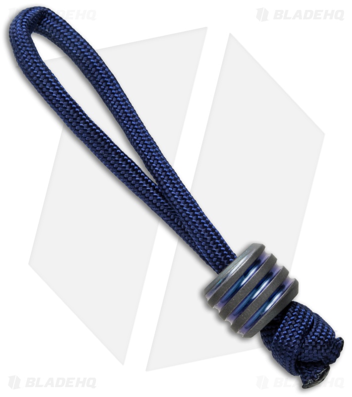 Hanks by Hank HBH Hardware Twisted Fatty Titanium Bead Blue