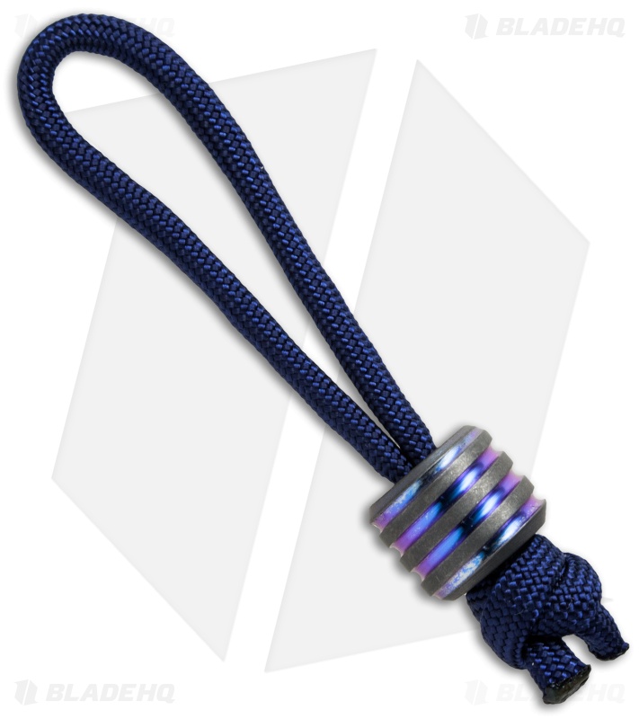 Hanks by Hank HBH Hardware Twisted Fatty Titanium Bead Blue Fade