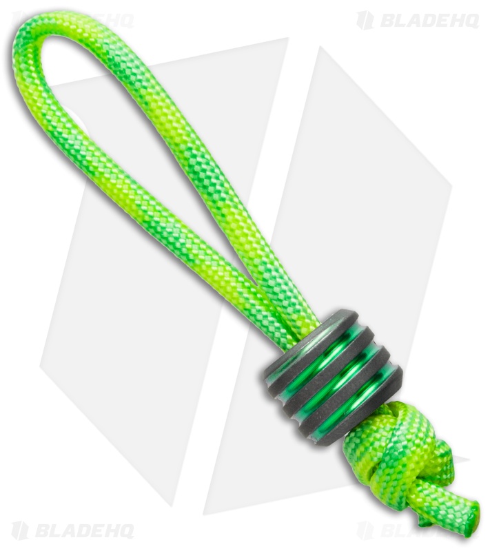 Hanks by Hank HBH Hardware Twisted Fatty Titanium Bead Green