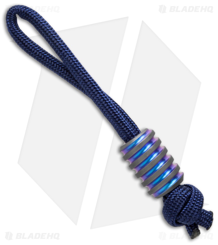 Hanks by Hank HBH Hardware Twisted Slim Titanium Bead Light Blue