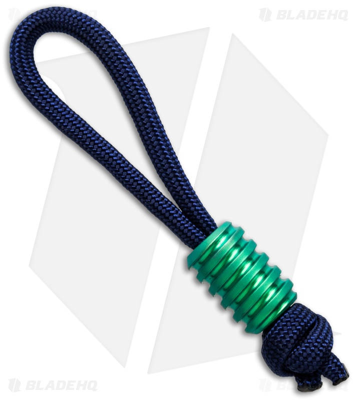 Hanks by Hank HBH Hardware Twisted Slim Titanium Bead Full Green
