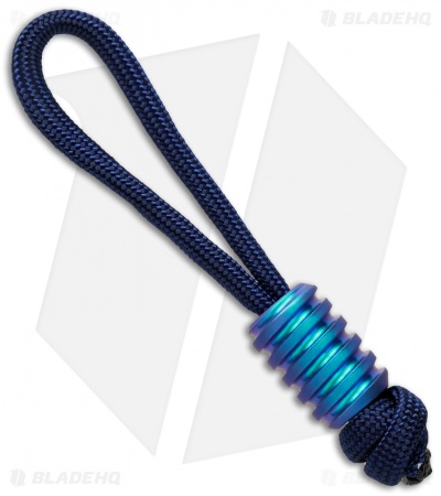 Hanks by Hank HBH Hardware Twisted Slim Titanium Bead Full Teal