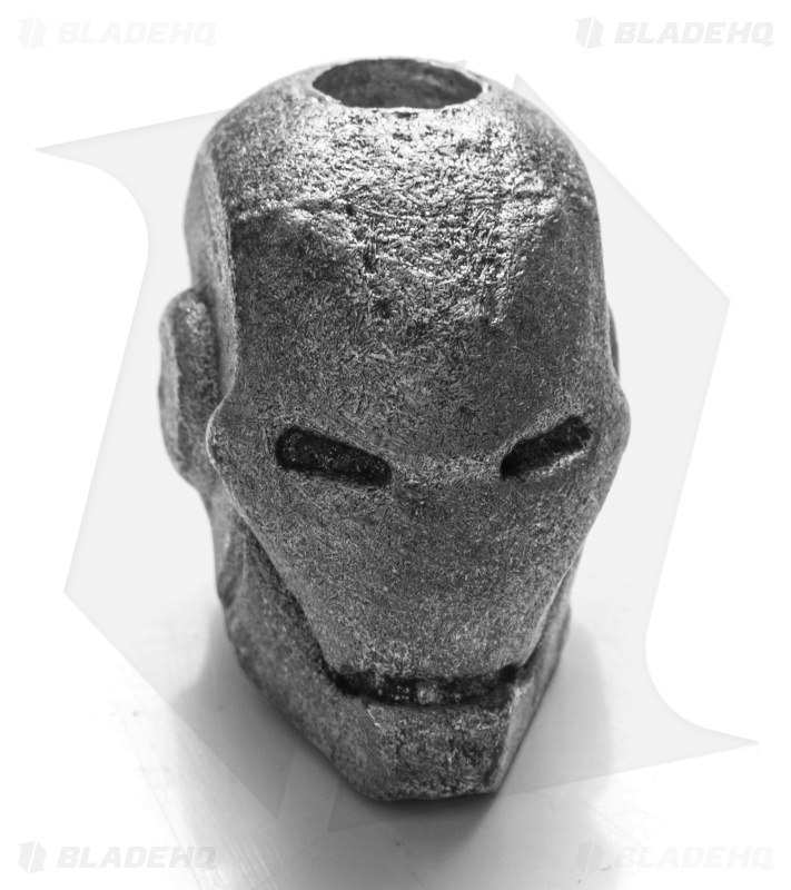 Magallona Metal Man Skull Lanyard Bead (Pewter) 