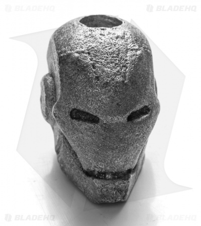 Magallona Metal Man Skull Lanyard Bead (Pewter) 