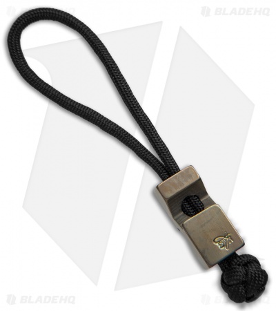KnifeGuys Brew Bead Titanium Bottle Opener Lanyard - Gold Anodized