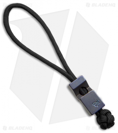 KnifeGuys Brew Bead Titanium Bottle Opener Lanyard - Purple Anodized