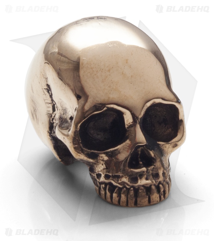 Lion ARMory Classic Skull Bead Brass