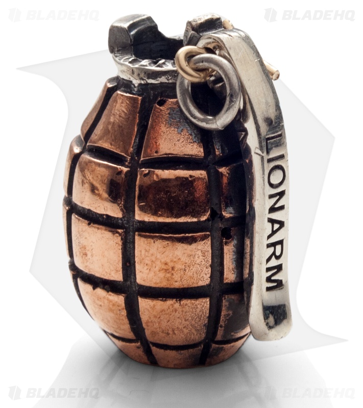 Lion ARMory Hand Grenade Bead Copper