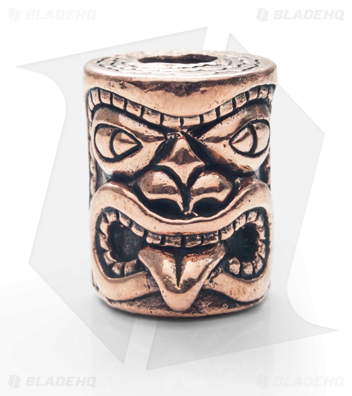 Lion ARMory Sap-Licking Tiki Bead Copper