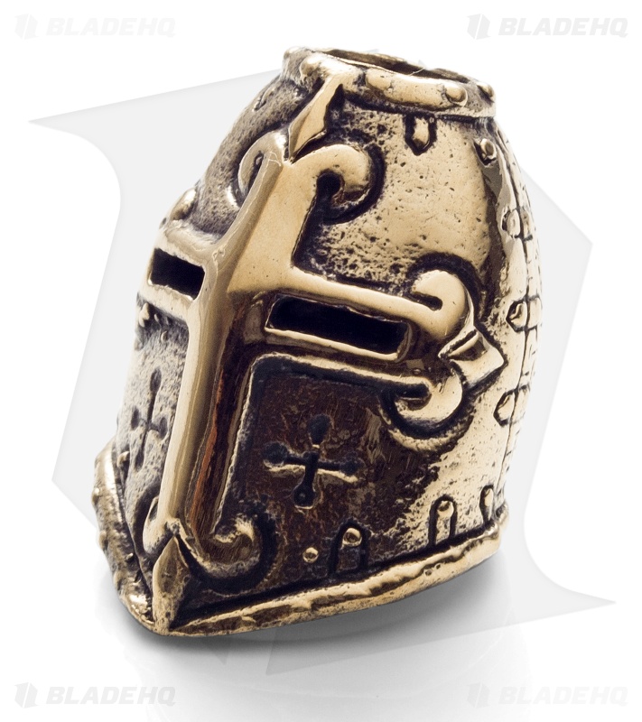 Lion ARMory Crusader Helmet Bead Brass