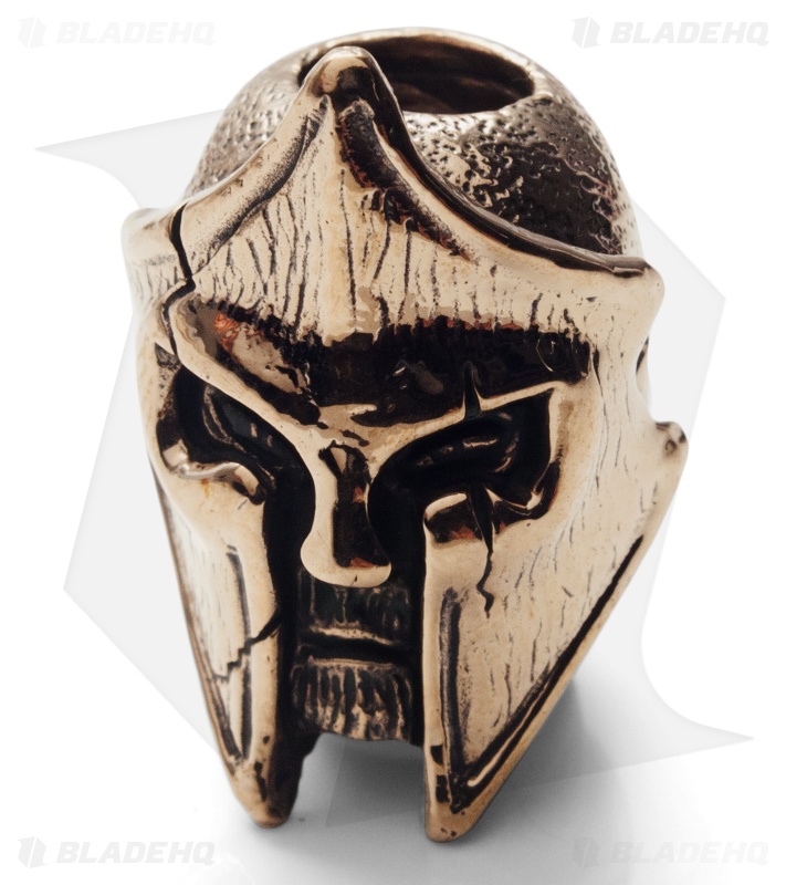 Lion ARMory King Leonidas Bead Brass
