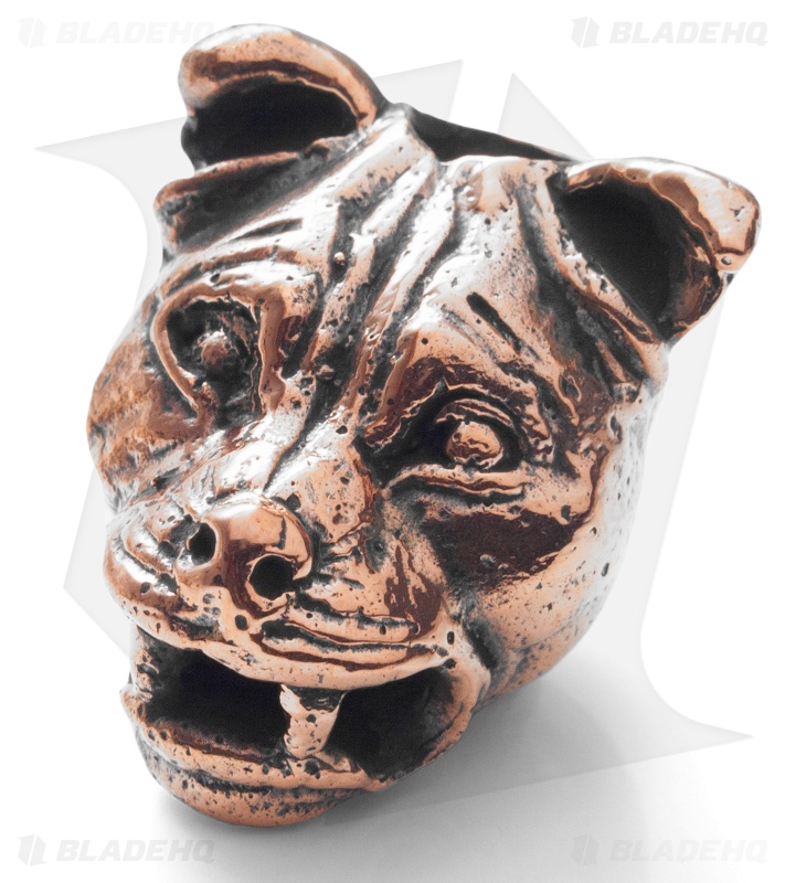 Lion ARMory Pit Bull Key Keeper Bead Copper