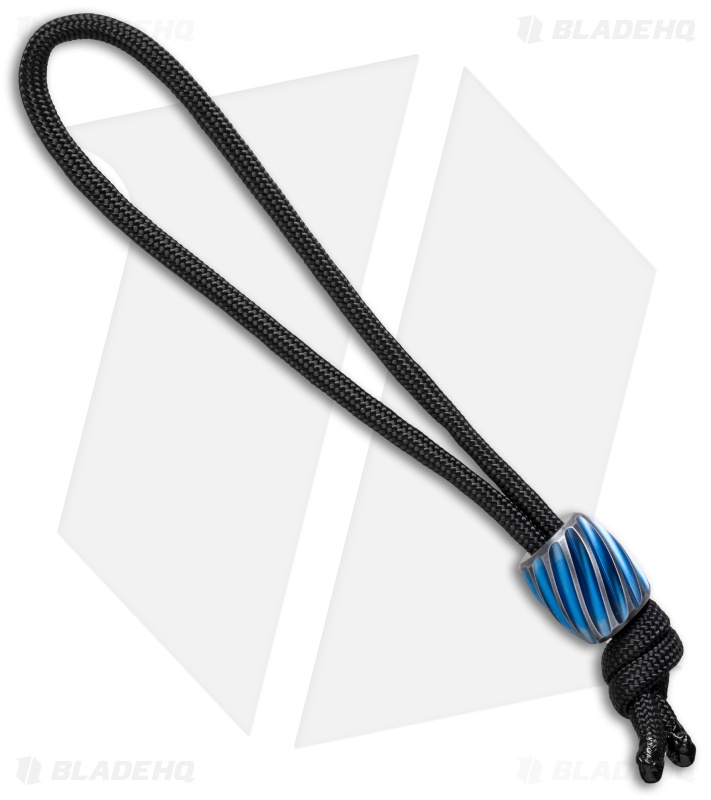 Maverick Workshop Helix Bead Lanyard (Blue Titanium)
