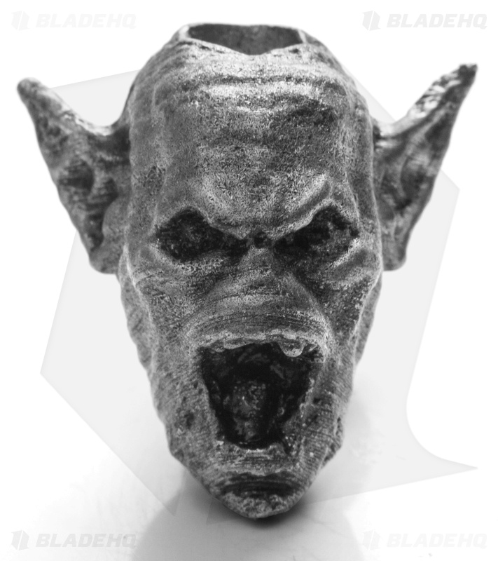 Magallona Orc Skull Lanyard Bead (Pewter) 
