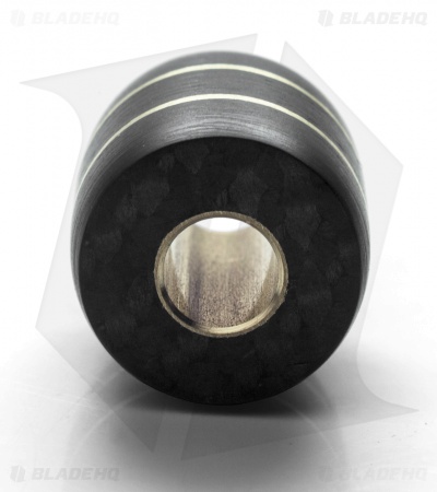 St. Clair Designs Carbon Fiber & Brass Lanyard Bead