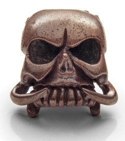 Phantom Steelworks / Chris Black Designs Seeker Skull Bead v2.0 Copper