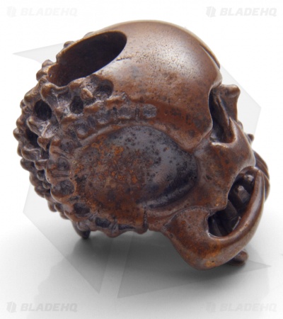 Phantom Steelworks / Chris Black Designs Seeker Skull Bead v2.0 Copper