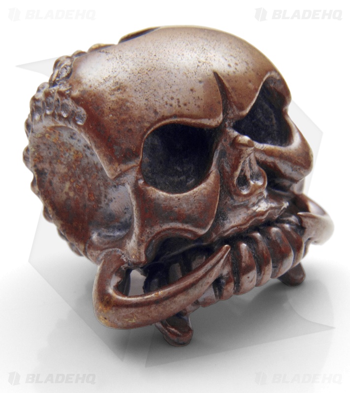 Phantom Steelworks / Chris Black Designs Seeker Skull Bead v2.0 Copper
