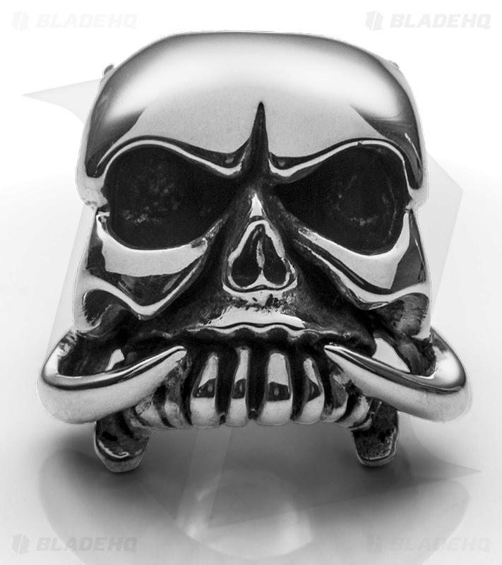 Phantom Steelworks Chris Black Designs Seeker Skull Bead v2.0 Sterling Silver