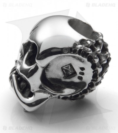 Phantom Steelworks Chris Black Designs Seeker Skull Bead v2.0 Sterling Silver