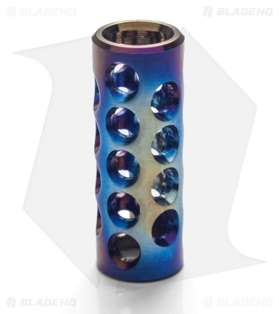 Spalinger Gear Large Lanyard Bead Torched Titanium