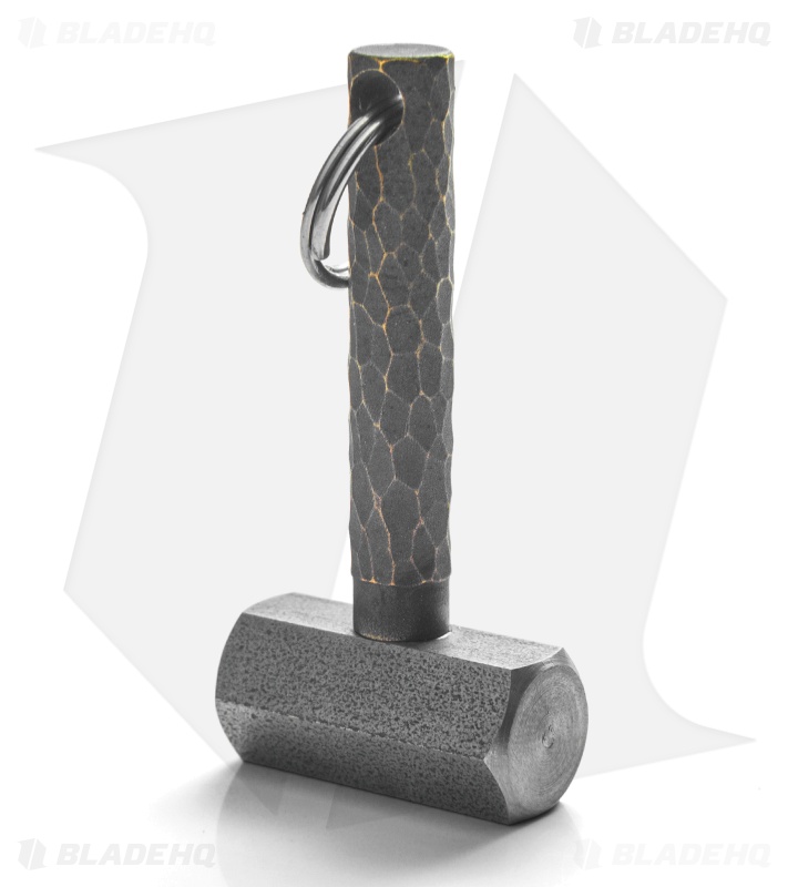 Spalinger Gear Hammer Bead - Carved Brass/Stainless Steel