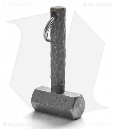 Spalinger Gear Hammer Bead - Carved Brass/Stainless Steel