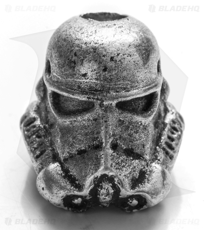 Magallona Empire Police Skull Lanyard Bead (Pewter) 
