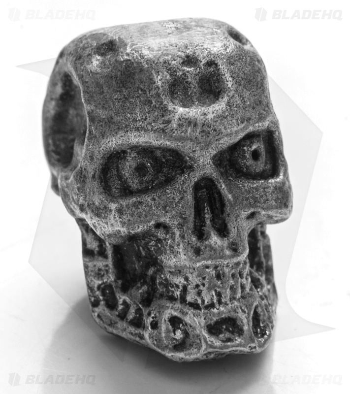 Magallona Terminator Skull Lanyard Bead (Pewter) 