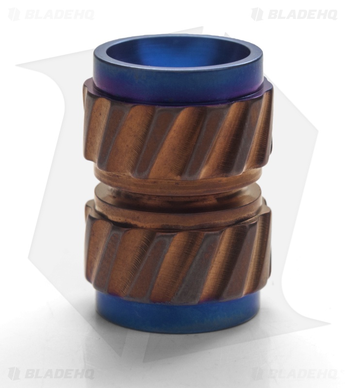Ti2 Design HiTex Twist Titanium Bead - Bronzurple