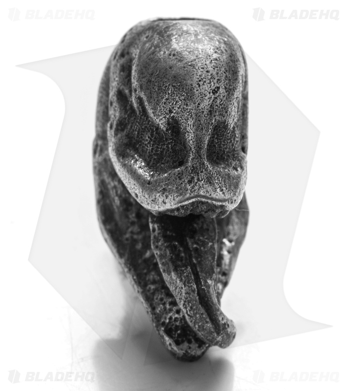 Magallona Black Spider Skull Lanyard Bead (Pewter) 