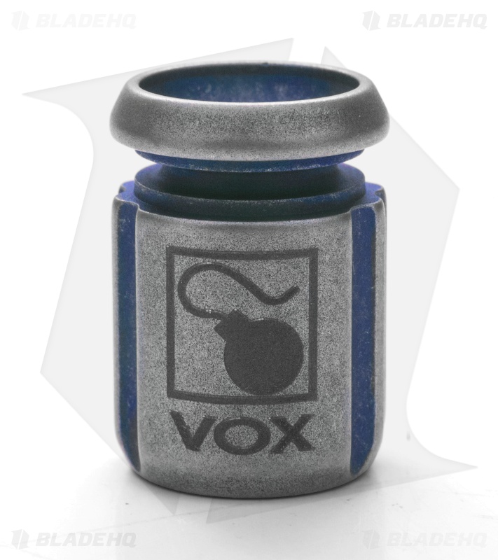Ti2 Design Vox Knives Bomb Bead Titanium - Blue Anodized