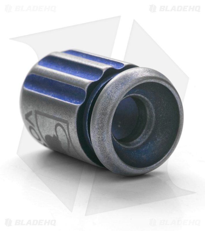 Ti2 Design Vox Knives Bomb Bead Titanium - Blue Anodized