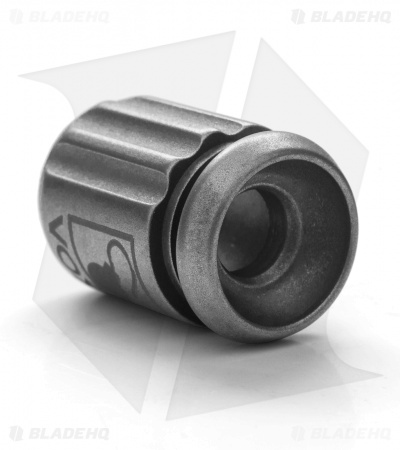 Ti2 Design Vox Knives Bomb Bead Titanium - Tumbled 