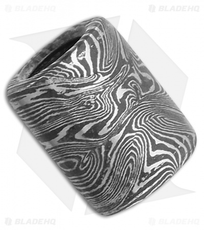 Zoe Crist Knives Cylinder Damascus Bead - Blade HQ