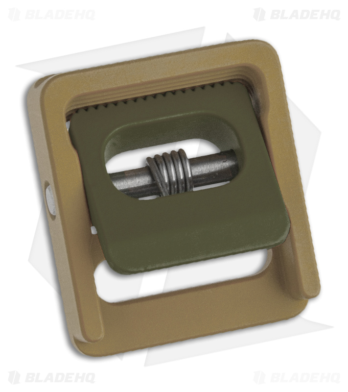 Austere Manufacturing 3/4" Coyote/Dark Green Aluminum Buckle 