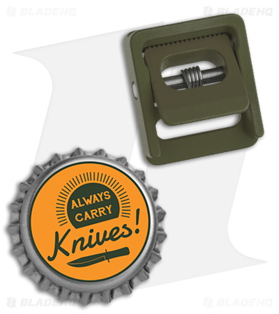 Austere Manufacturing 3/4" Dark Green Aluminum Buckle 